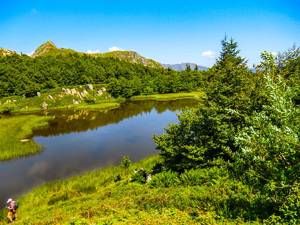 Uno dei piccoli laghi alpini sul crinale sopra Abetone